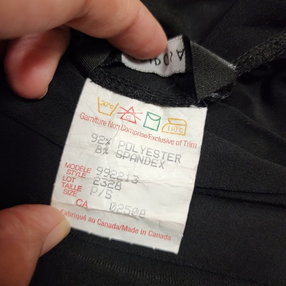 Vintage Womens Black Mariposa Hankerchief Style Skirt Size Small - Picture 6 of 7